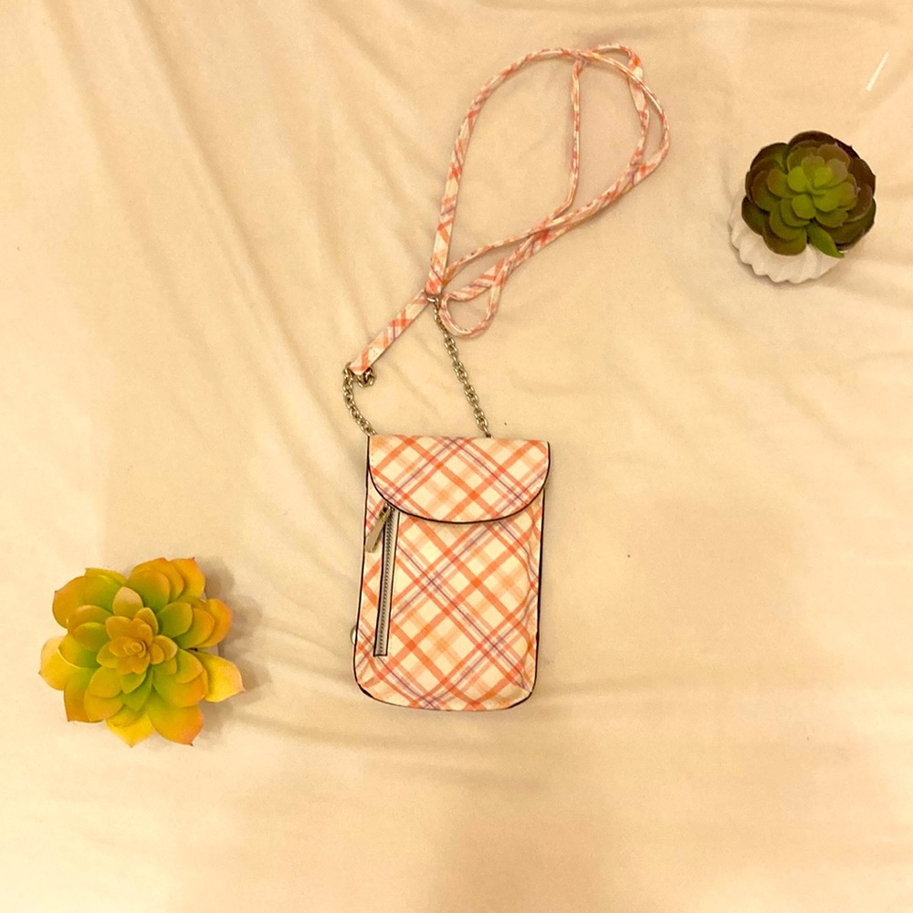 Mini/travel sized plaid purse